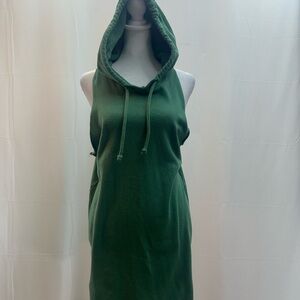 Chaser Green Midi Dress Cover Up L
